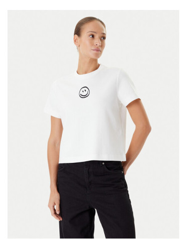 Vero Moda Тишърт Sara 10311633 Бял Regular Fit