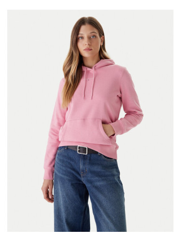 Tommy Jeans Суитшърт Linear DW0DW21963 Розов Regular Fit