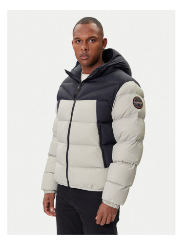 Napapijri Зимно яке A-Molveno NP0A88V2 Сив Regular Fit