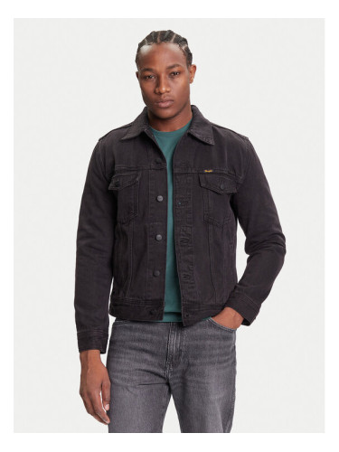Wrangler Дънково яке Classic 112371439 Черен Regular Fit