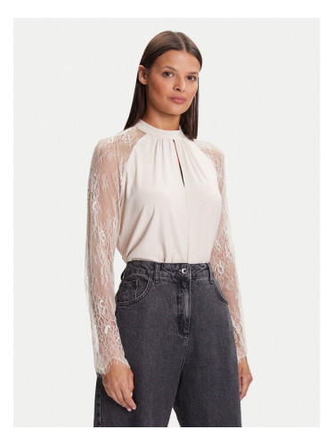 Vero Moda Блуза Milla 10334620 Бежов Loose Fit