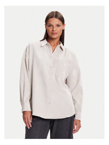 Vero Moda Риза Sanne 10317194 Бежов Oversize