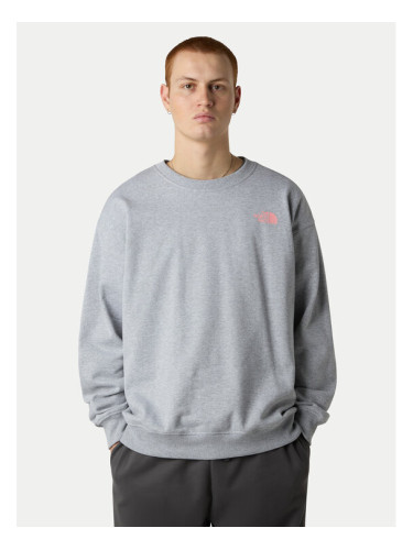 The North Face Суитшърт Expedition Celebration NF0A8E3G Сив Relaxed Fit