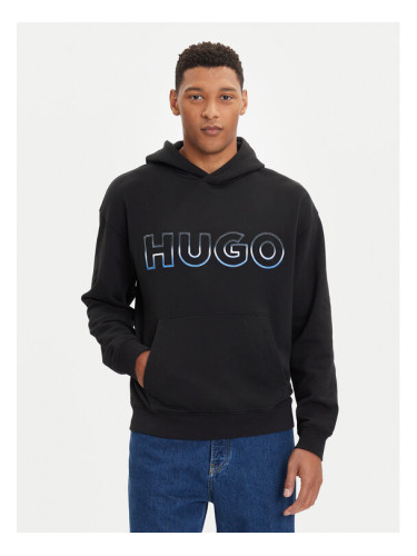 HUGO Суитшърт Nogudi 50549151 Черен Regular Fit