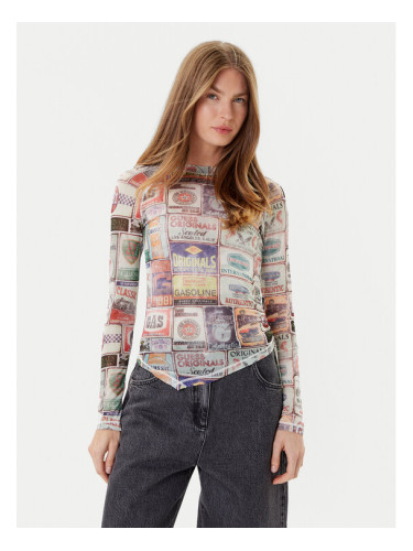 Guess Блуза W5YP43 KBBF2 Цветен Slim Fit