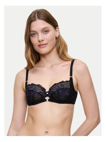 Triumph Сутиен балконет Wild Gardenia Florale 10224879 Черен