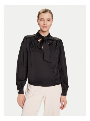 Rinascimento Риза CFC0125148003 Черен Regular Fit