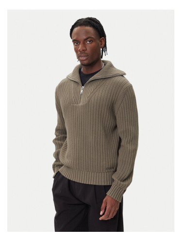 HUGO Пуловер Srigg 50547002 Бежов Relaxed Fit