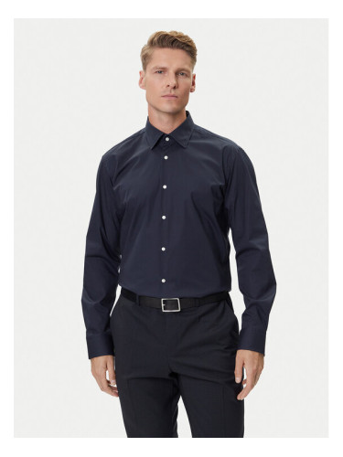 BOSS Риза H-Joe 50549923 Тъмносин Regular Fit