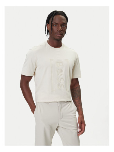 BOSS Тишърт Iconic TL 50543905 Екрю Relaxed Fit