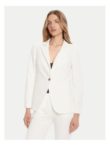 Rinascimento Сако CFC0126224003 Бял Regular Fit