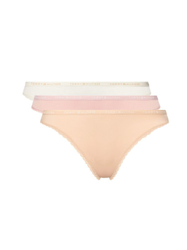 Tommy Hilfiger Комплект 3 чифта класически бикини UW0UW05755 Цветен