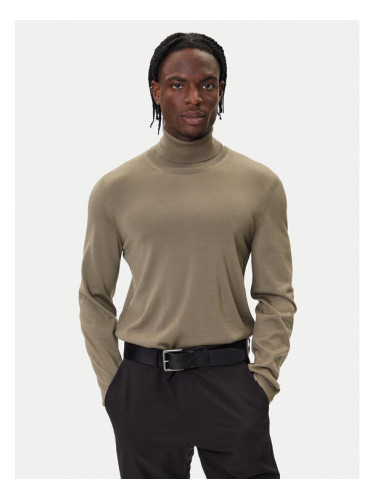 BOSS Поло Musso-P 50468262 Кафяв Slim Fit