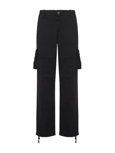 Alpha Industries Текстилни панталони Jet 101212 Черен Straight Fit