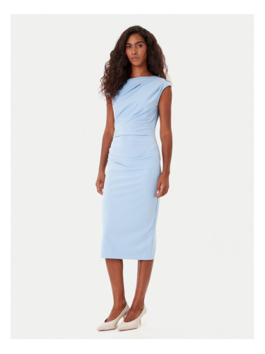 Rinascimento Коктейлна рокля CFC0125334003 Светлосиньо Slim Fit