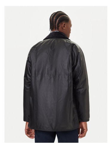 Barbour Преходно яке MWX0017BK91 Черен Regular Fit