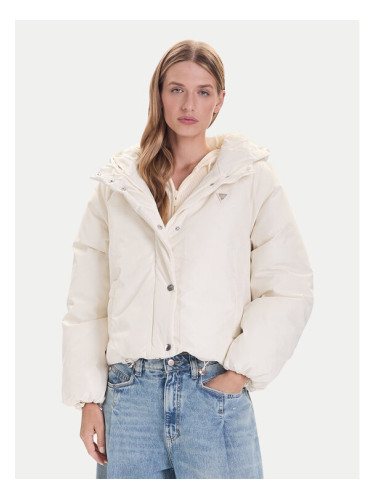 Guess Зимно яке V5BL07 WGLW2 Екрю Relaxed Fit