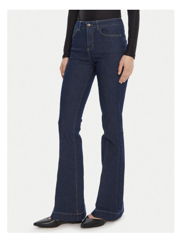 Rinascimento Дънки CFC0125300003 Тъмносин Flare Fit