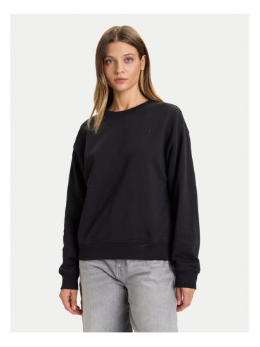 Calvin Klein Jeans Суитшърт Archive LV047B236G Черен Relaxed Fit