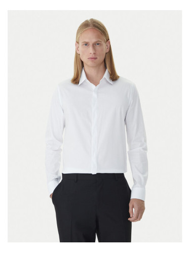 Calvin Klein Риза LV019EU060 Бял Extra Slim Fit
