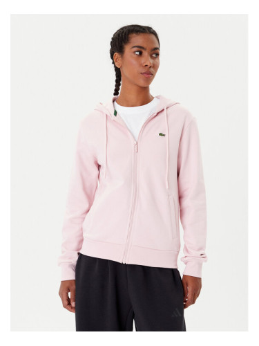 Lacoste Суитшърт SF5256 Розов Regular Fit