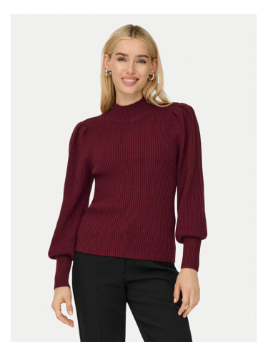 ONLY Пуловер Katia 15232494 Бордо Regular Fit