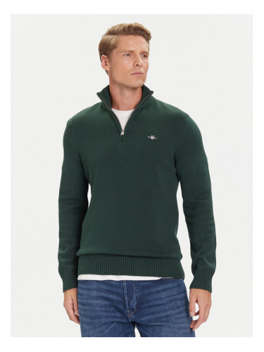 Gant Пуловер 8030170 Зелен Regular Fit