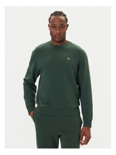 Calvin Klein Jeans Суитшърт LV04RC296G Зелен Regular Fit