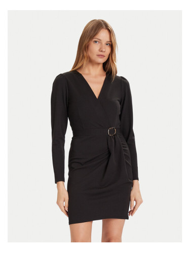 Morgan Коктейлна рокля 242-RJIMY Черен Slim Fit