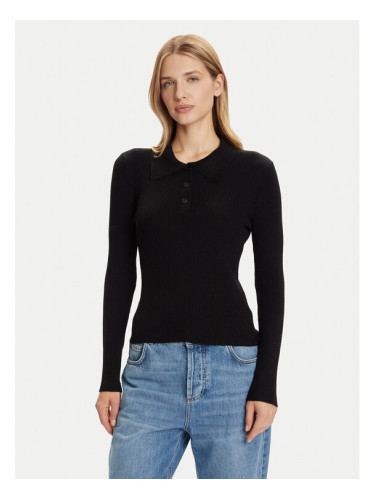 Vero Moda Пуловер Siljerib 10336674 Черен Slim Fit