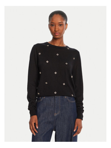 Lola Casademunt by Maite Пуловер MF2511012 Черен Regular Fit