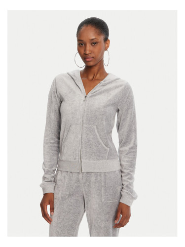 Juicy Couture Суитшърт Robyn JCSEBJ007 Сив Slim Fit