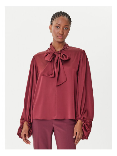 Rinascimento Блуза CFC0126202003 Бордо Loose Fit