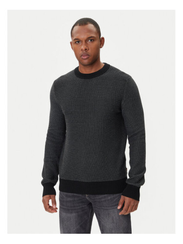 BOSS Пуловер Klapok 50548673 Черен Regular Fit