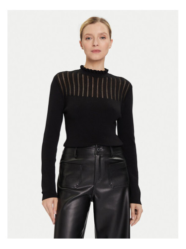 Morgan Пуловер 252-MSNOWI Черен Slim Fit