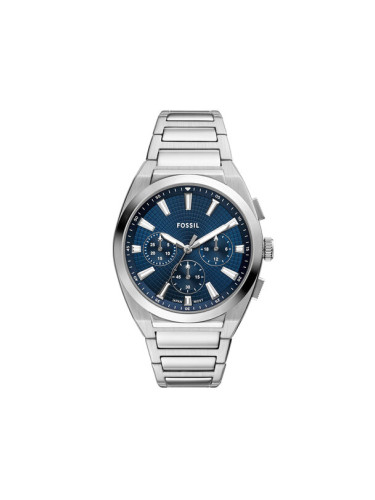 Fossil Часовник Everett Chronograph FS6104 Сребрист