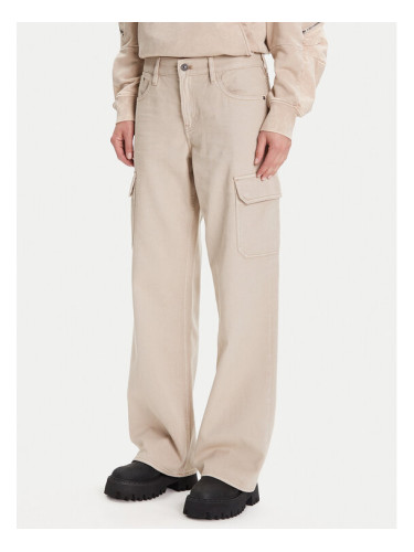 G-Star Raw Текстилни панталони Judee D24673-E078 Бежов Relaxed Fit