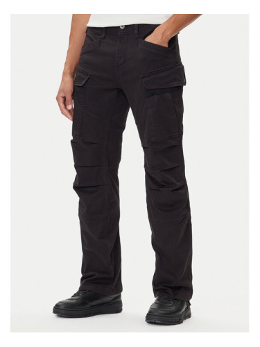G-Star Raw Текстилни панталони 3D D26950-C106 Черен Straight Fit