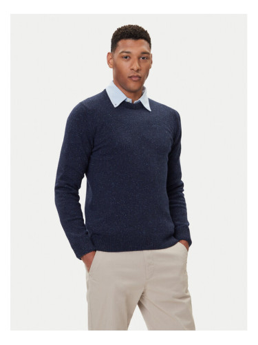 Barbour Пуловер Essential Tisbury MKN0844GY12 Тъмносин Regular Fit