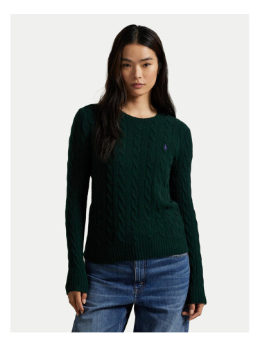Polo Ralph Lauren Пуловер 211971865009 Зелен Slim Fit