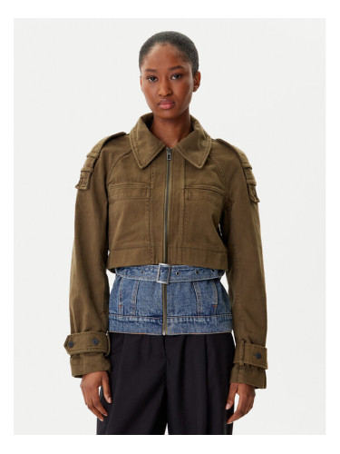 Desigual Дънково яке Tropez 25WWEW54 Зелен Regular Fit