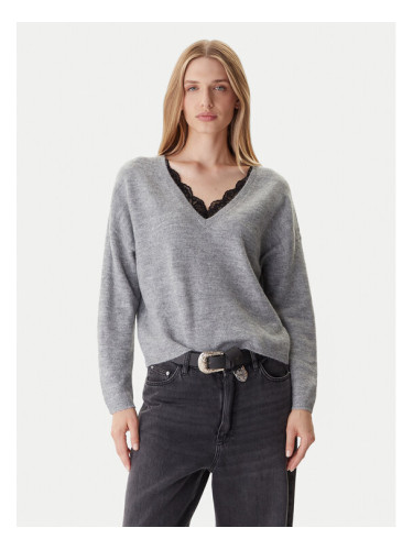 ONLY Пуловер Manifesta 15329229 Сив Regular Fit