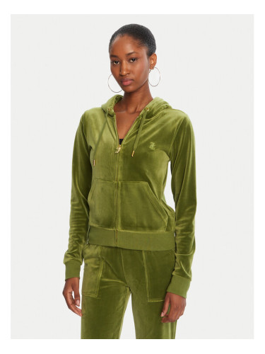Juicy Couture Суитшърт Robertson JCAP176G Зелен Slim Fit