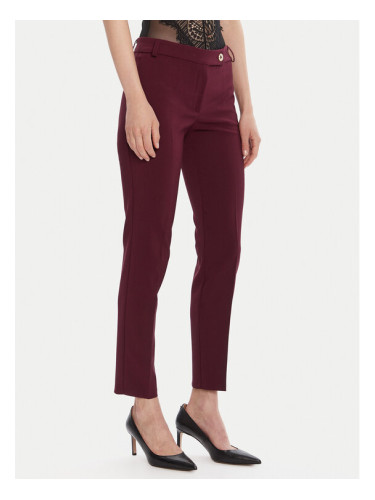 Rinascimento Чино панталони CFC0126225003 Бордо Slim Fit