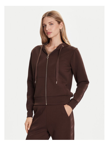 Guess Суитшърт W5YQ05 KBYE2 Кафяв Regular Fit