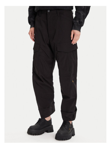 G-Star Raw Текстилни панталони Cargo 3D D27022-D909 Черен Boyfriend Fit