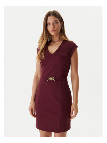 Guess Коктейлна рокля W5BK21 KCMU2 Червен Slim Fit