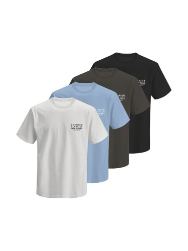Jack & Jones Комплект 4 тишърти Blatailor 12291658 Цветен Regular Fit