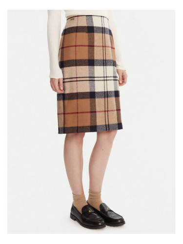 Barbour Мини пола Rosa LSK0064BR37 Бежов Regular Fit