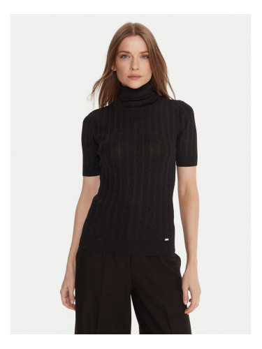 Gaudi Поло 521FD53033 Черен Slim Fit